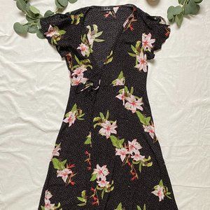 Lulu's wrap maxi dress